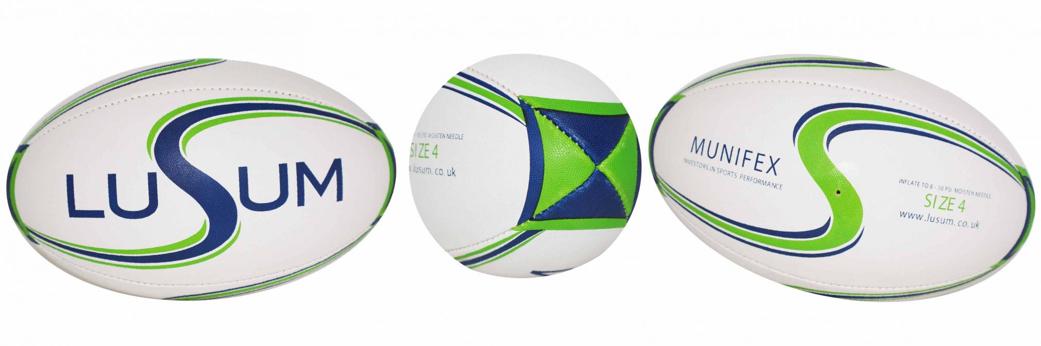 Size 4 Lusum Munifex Rugby Balls