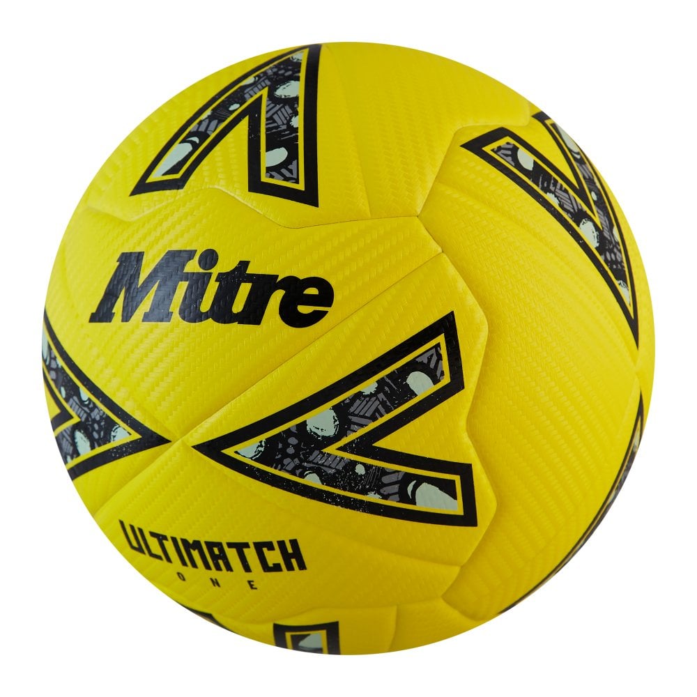 Yellow 2024 Mitre Ultimatch One 
Winter Match Football